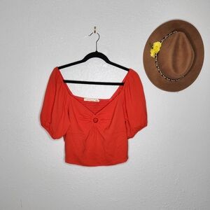 NWT Liberty Love Size XL Red Women's Top